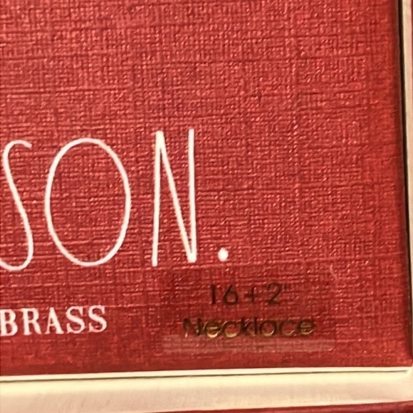 Rae Dunn GINGERBREAD MAN NECKLACE WITH FAUX GEMSTONE - Picture 5 of 9